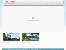 Tablet Screenshot of dolomite.com.my